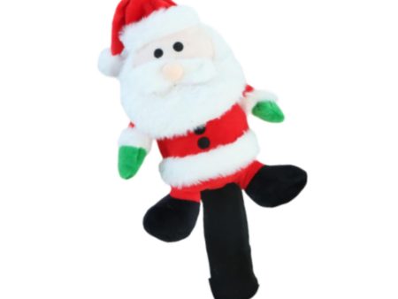 Golf Wood Headcover Portable Long Neck Funny Soft Plush Golf Shaft Protector Santa Claus Online now