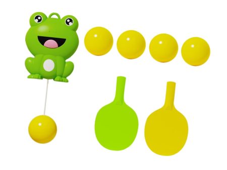 Hanging Frog Table Tennis Trainer Set Tennis Practice Equipment for Activity 5 Balls Online Sale