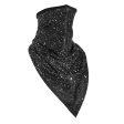 Face Mask Balaclava Tube Bandana Cover Neck Gaiter Scarf  Black Night Fashion