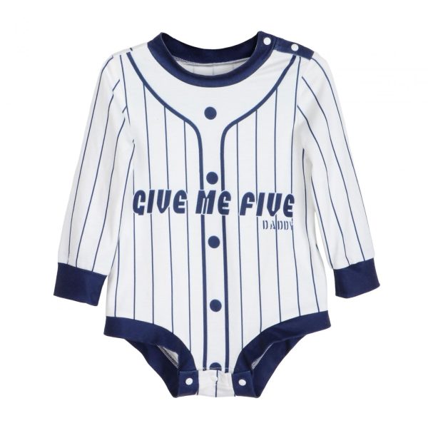 Baseball Jersey Baby Bodysuit Cartoon for Photography Props Party Daily Wear 18 to 24M Online