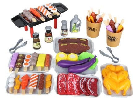 Pretend BBQ Grill for Kids Food BBQ Sets Barbecue Camping Toys for Kids For Discount