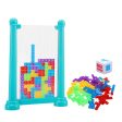 3D Blocks Puzzle Portable 3D Puzzles for Kids 3 4 5 6 7 8 9 10 Year Old Gift Blue Cheap