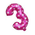 All Numbers Heart Foil Balloons Birthday Anniversary Party Decor Number 3 Online now