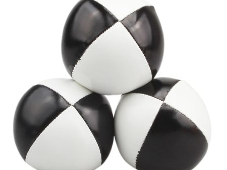 3 Pieces Clown Juggling Balls Easy to Grip Colorful Toss Ball Toys for Beach Black White Online