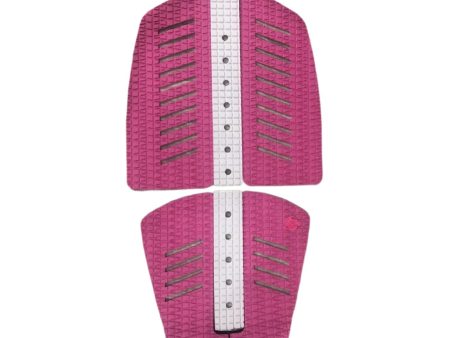 6x Surf Traction Pads Nonslip Accessories for Paddle Board Surfing Longboard Pink Online Sale