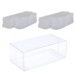 20Pcs Clear Acrylic Model Car Display Case Transparent Toy Car Display Boxes M For Sale