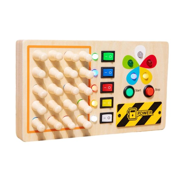 Wooden Busy Board Parent Child Play Role Game Educational Toy Montessori Toy For Cheap