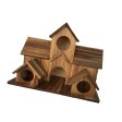 Hummingbird Nest Hanging Hut Outdoor Resting Place Nesting Wooden Bird House For Discount