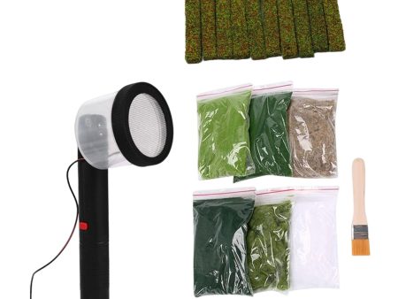 Static Grass Applicator Kits Railway Portable Electrostatic Flocking Machine Online Sale