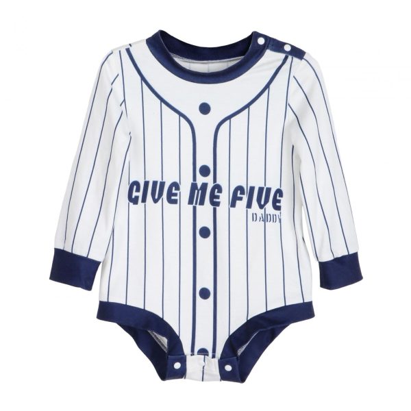 Baseball Jersey Baby Bodysuit Cartoon for Photography Props Party Daily Wear 18 to 24M Online