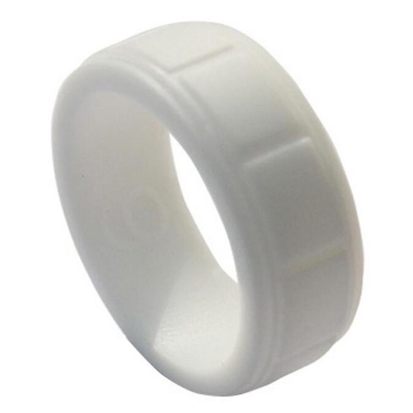 7 Piece 8mm Wide Flexible Rubber Silicone Wedding Finger Ring Band US Size10 Online