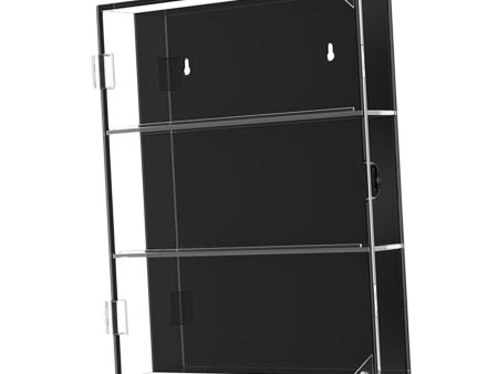 Baseball Card Display Case Gifts Wall Cabinet for Basketball Hockey Football Three Layer Supply