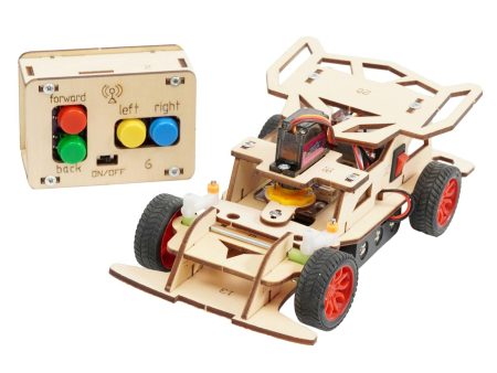 RC Car Toy Wooden Science Kits Crafts Experiment Project for Gift Boys Girls Discount