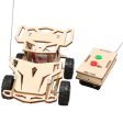 Remote Control Car Toy Wooden Science Experiment Kits RC Car DIY for School Sale