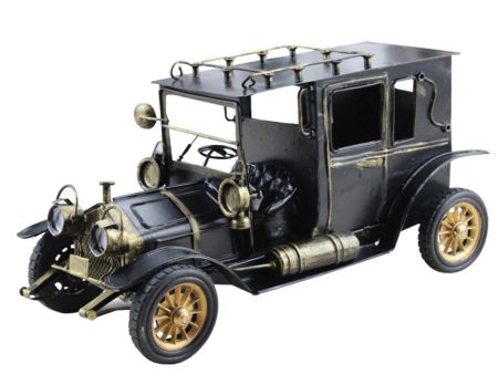 Vintage Collectible Handmade Realistic Classic Metal Car Model Toy Black S Sale