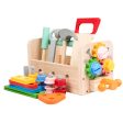 Wooden Tool Set Role Play Tool Box Toys for Children Toddlers Birthday Gifts Sale