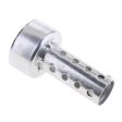 Universal Motorcycle Exhaust Can Killer Silencer Muffler Baffle 48mm Silver Online now