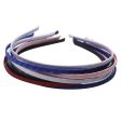 10Pcs Alice Band Headband Satin Wrapped Hair Hoop Thin Hair Band Mixed Cheap