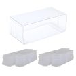 20Pcs Clear Acrylic Model Car Display Case Transparent Toy Car Display Boxes M For Sale