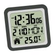 Indoor Temperature Dispaly Meter White Desk Temperature Display Easy to View Black Cheap