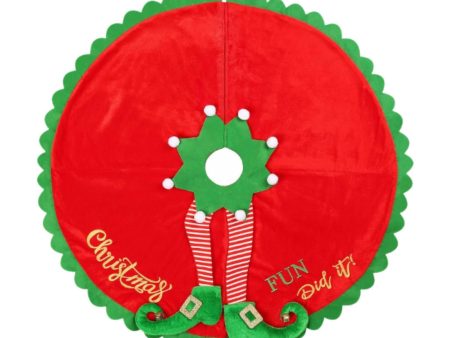 Christmas Tree Skirt Christmas Tree Decoration Apron for New Year Home Online Hot Sale