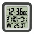 Indoor Temperature Dispaly Meter White Desk Temperature Display Easy to View Black Cheap