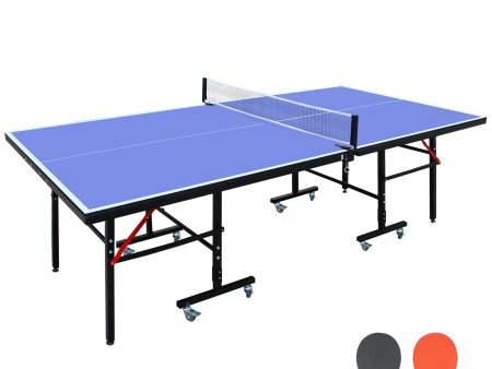 8ft Mid-Size Table Tennis Table & Portable Table Set for Discount