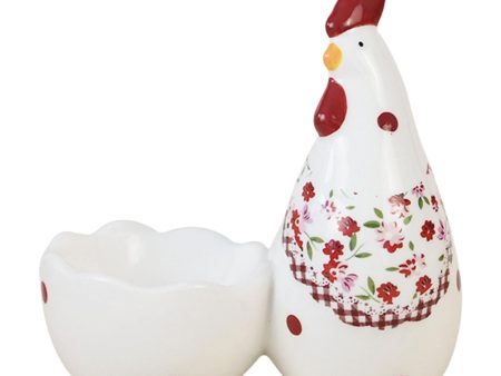 Ceramic Egg Cup Breakfast Stable Porcelain Egg Stand Holder for Lunch Indoor on Sale