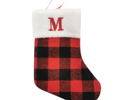 Christmas Stockings Portable Xmas Fireplace Socks for Holiday Home Fireplace Letter M Discount