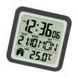 Indoor Temperature Dispaly Meter White Desk Temperature Display Easy to View Black Cheap