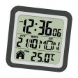 Indoor Temperature Dispaly Meter White Desk Temperature Display Easy to View Black Cheap