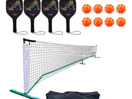 Pickleball Set with Net Regulation Size Net for Pickleball Training Driveway Cheap