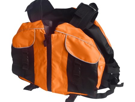 Adults Life Vest Summer Swim Jacket Life Jacket for Fishing Canoeing Surfing Orange Hot on Sale