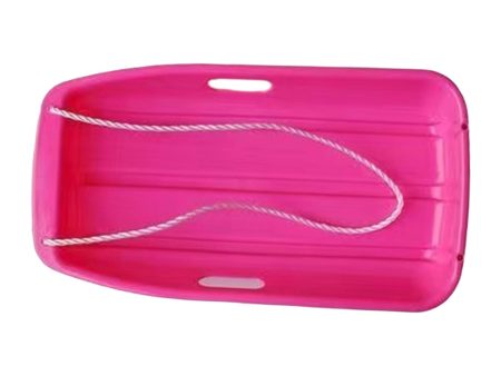 Winter Snow Sled for Adults Sand Board Sleigh for Sports Backyard Sand Pink For Sale