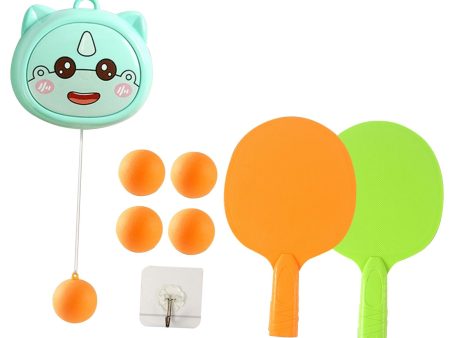 Hanging Table Tennis Set Tennis Practice Equipment Girls Kids Adults Cow 2 Beats 5 Ball Cheap