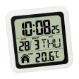 Indoor Temperature Dispaly Meter White Desk Temperature Display Easy to View White Discount